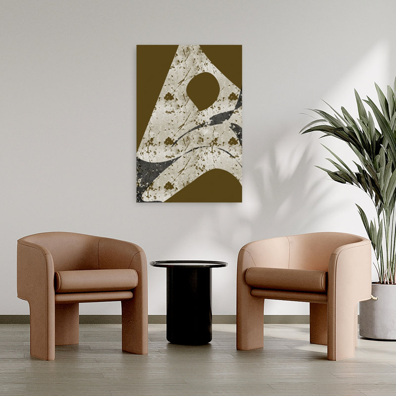Art contemporain, art contemporain abstrait, H 36 po x l 24 po
