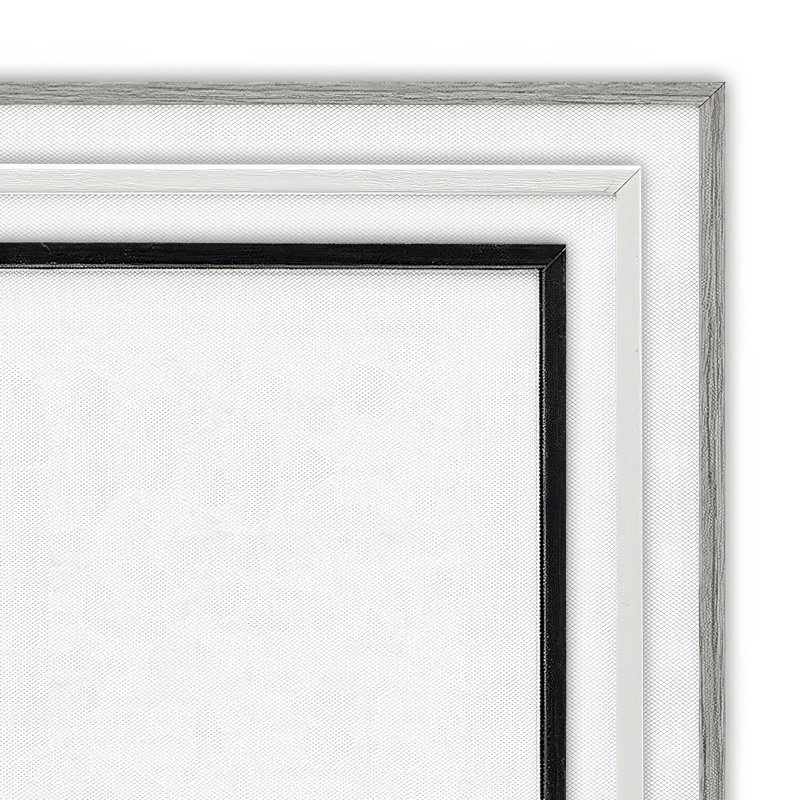 Detailed Uniform Pattern Framed Giclee Art by El Perkin, Black Framed, 17" H x 17" W