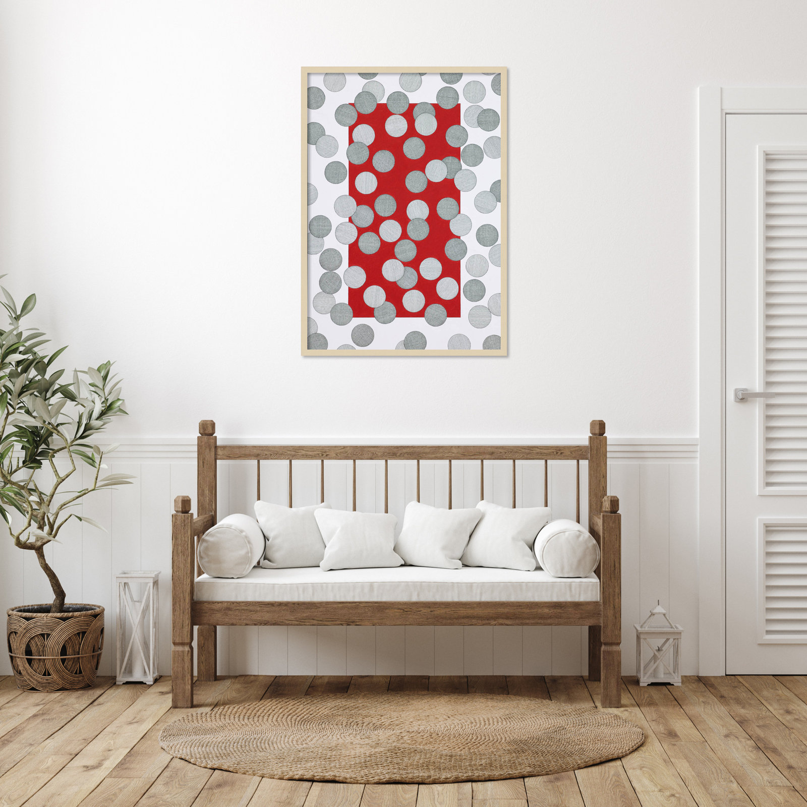 Over the Hills and Far Away Print, Brown, 41" H x 29" W x 1" D