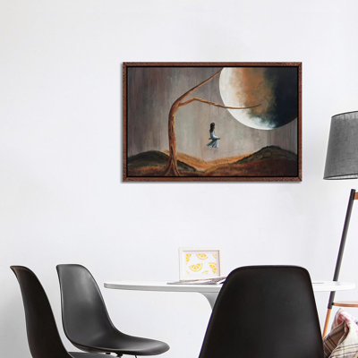 She Feels Memories by Moonlight Art Parlour - Painting on Canvas