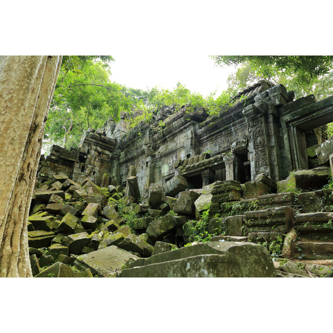 Koh Ker Ruins, Kambodscha von Livcool - Leinwandbild