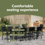 8 - Person Patio Dining Set Rectangular Table