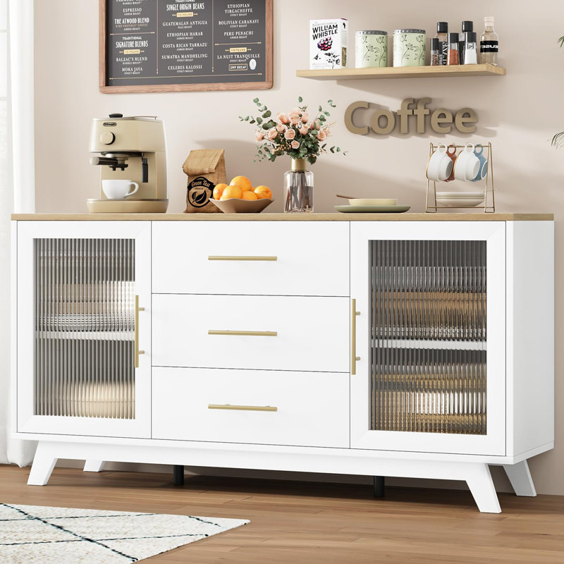 Armoire de bar Coffer, Ivoire ivoire