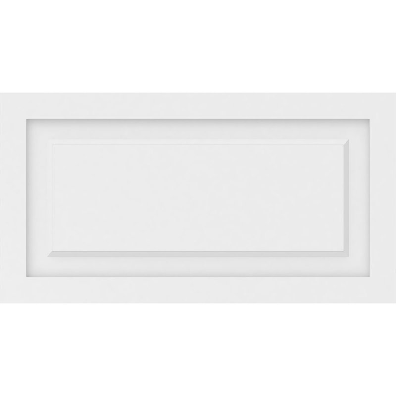 Harrison Raised Decorative Wall Panel, 16"H x 30"W x 0.63"D