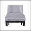 Chaise d'appoint rembourrée en tissu texturé 2pc-2004888133