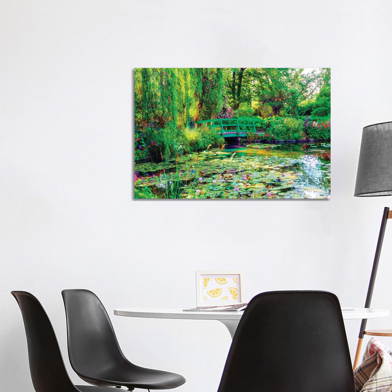 Monets Garden In Giverny France by Susanne Kremer - Wrapped Canvas Print, 66.04cm H x 66.04cm W