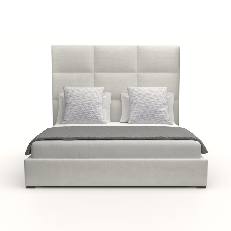 Dezyah Upholstered Standard Bed, California king, Off White Revolution®