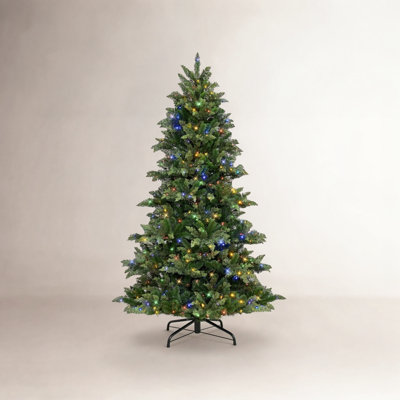 7.5' Pre-Lit Spruce Christmas Tree