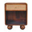 Alvenia 45cm W Solid Wood Bedside Table