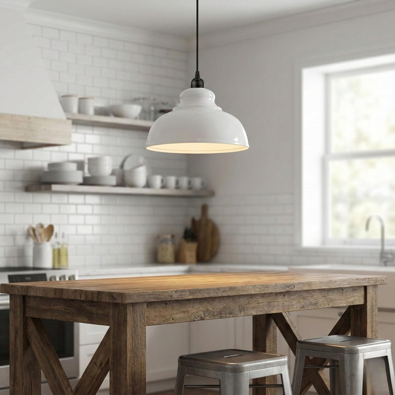Ensemble de 2 luminaires suspendus Modern Modern, Blanc