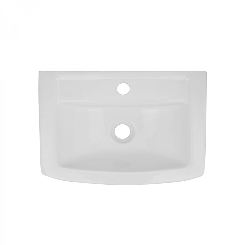 The Renovators Supply Inc. 12.5'' White Porcelain Rectangular Bathroom Sink