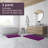 Plymouth Home 2 Piece Bathroom Rug Set - 32x21 Inch and 24x17 Inch Memory Foam Bath Mats with Chenille Shag Top for Stylish Bathroom Decor - Machine Washable Bath Rugs -19700567