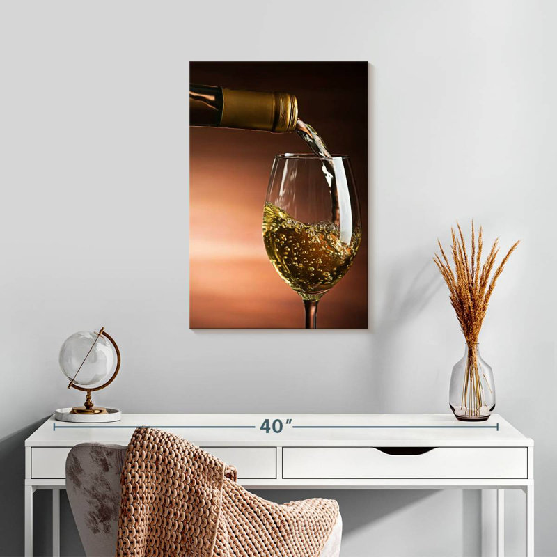 Yarlin White Wine Serving, 24" H x 16" W