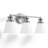 Keever 3 - Light Dimmable Vanity Light with Glass Shade-830349798