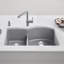 Diamond SILGRANIT 32" L x 21'' W Double Bowl Undermount Kitchen Sink-14734091
