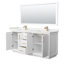 Meuble-lavabo double autoportant 72 po avec plateau en quartz Strada-92724069-92724072-98248010