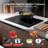 Tecasa 30 Inch 4 Burners Induction Cooktop, Built In with Boost Function and Touch Control, Black