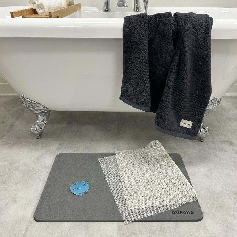 Ultrasoft Sustainable Bamboo Bath Towel Set, Grey