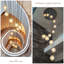 Luminaire suspendu en forme de grappe pour escalier à 14 lumières Earlyn (ampoules incluses)-1934332868-1920088448