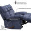 Fauteuil inclinable surdimensionné de 43,5 po Adyen, pivotant à 360 °, berçant à 30 °-65139706-43599743
