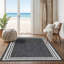 Rahsan Indoor & Outdoor Traditionnal Boho Dark Grey Rug-666968274