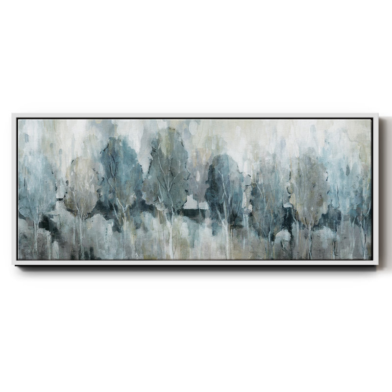Bright Indigo Grove - Toile avec cadre, H 12 po x l 30 po