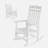 Outdoor Rocker Chair, Patio Plastic Rocking Chair Oversized Rocker Chair-1060395714