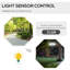 Lampadaire solaire 72 po Ridgee