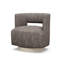 Crystle Swivel Barrel Chair Chair with Ottoman-2020068320-2020068238