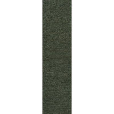 Tapis vert en jute tissé Griffin