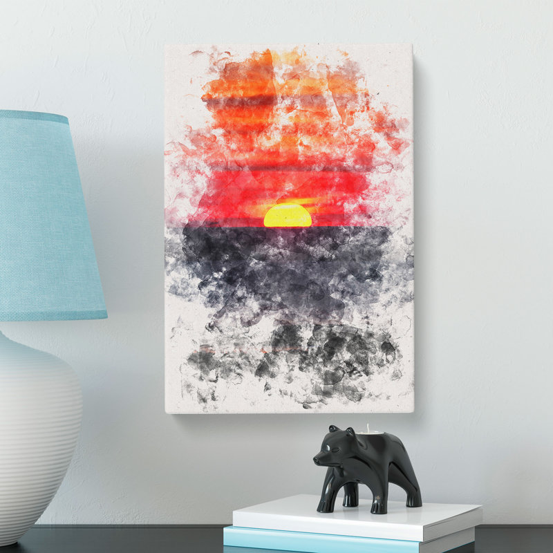 Sunset In Florida - Wrapped Canvas, 50cm H x 35cm W x 3cm D