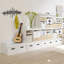 Maddock Steel Wall 8 - Hook Wall Mounted Coat Rack