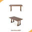 Table de salle à manger 63 "-498628711
