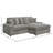 Reversible Sectional Sofa With Pillows