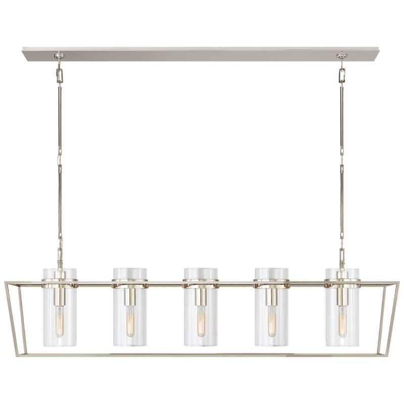 Ian K. Fowler Presidio Large Linear Lantern, Polished Nickel