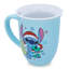 Tasse en céramique à rebord large «Season's Greetings» Disney Lilo & Stitch | Peut contenir 16 onces