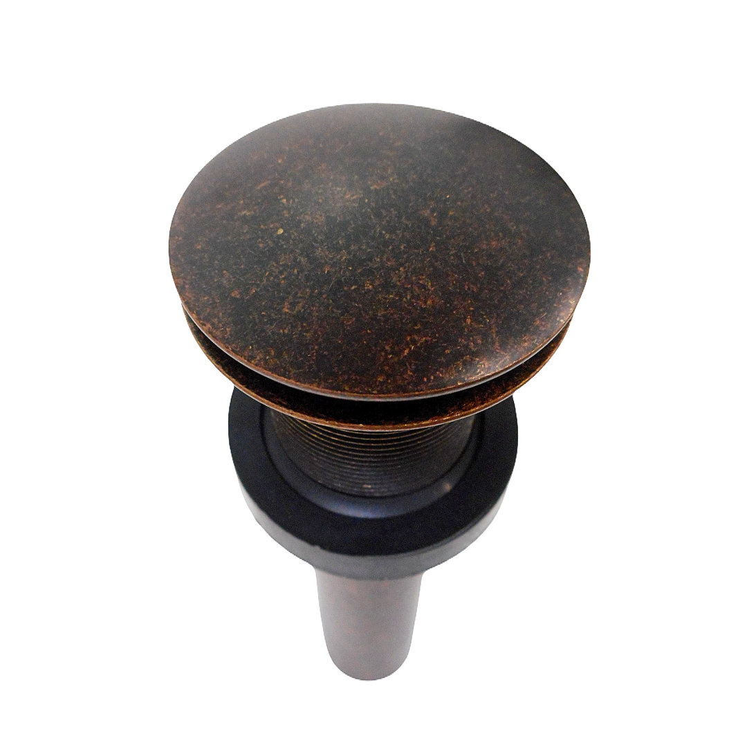 1.5" Pop-Up Drain for Copper Bath Sinks Non-Overflow SimplyCopper