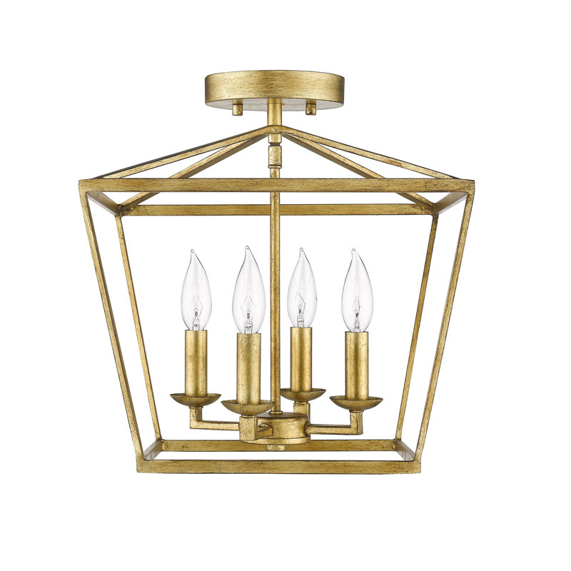 Luminaire suspendu géométrique 4 lumières Joyce