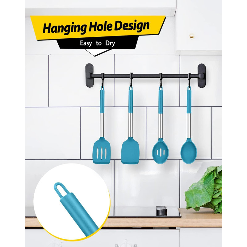 Pack of 4 Silicone Cooking Utensils Set