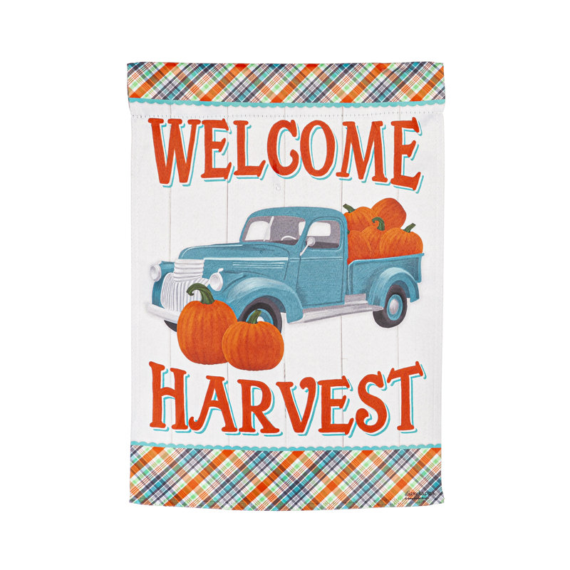 Elizha Double Sided 18 in. H x 12.5 in. W Polyester Garden flag