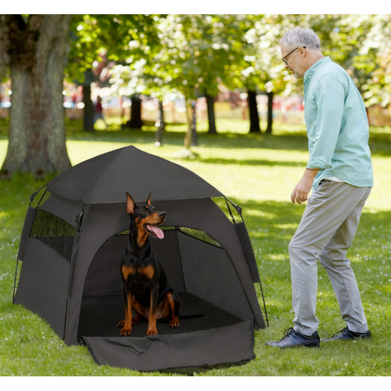 Tente pour chien avec sac de transport, pour la plage, la cour, la maison