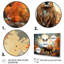 Deer Abstracted Forest - Animals Canvas Wall Art-855421432-855421433