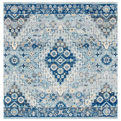 Christa Oriental Gray/Cream Area Rug