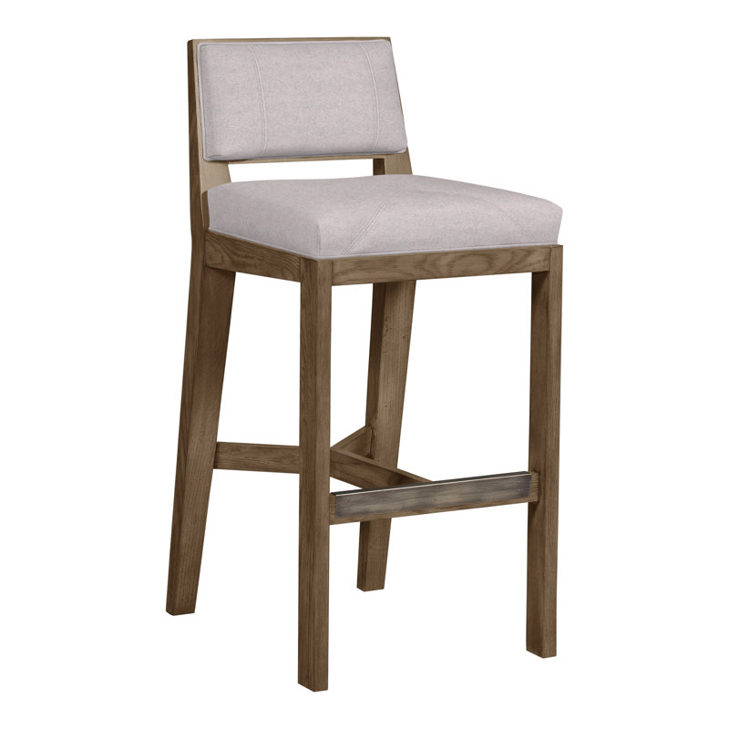 Thom Filicia 32.5'' Bar Stool, Hampton, Nadia Linen