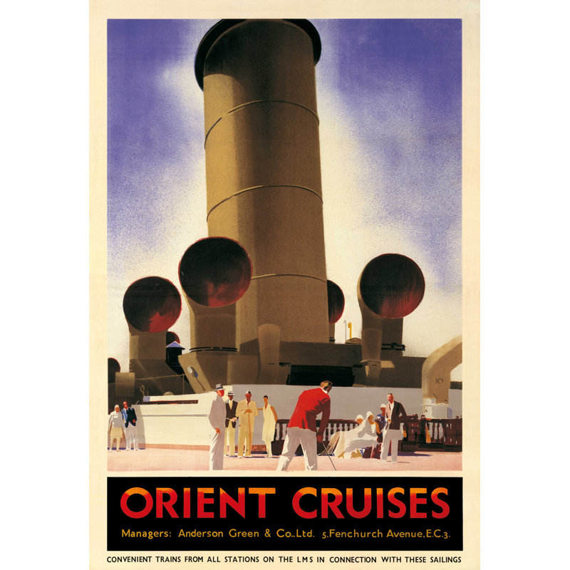 Orient, 1930, impression sur toile tendue, H 12 po x l 8 po
