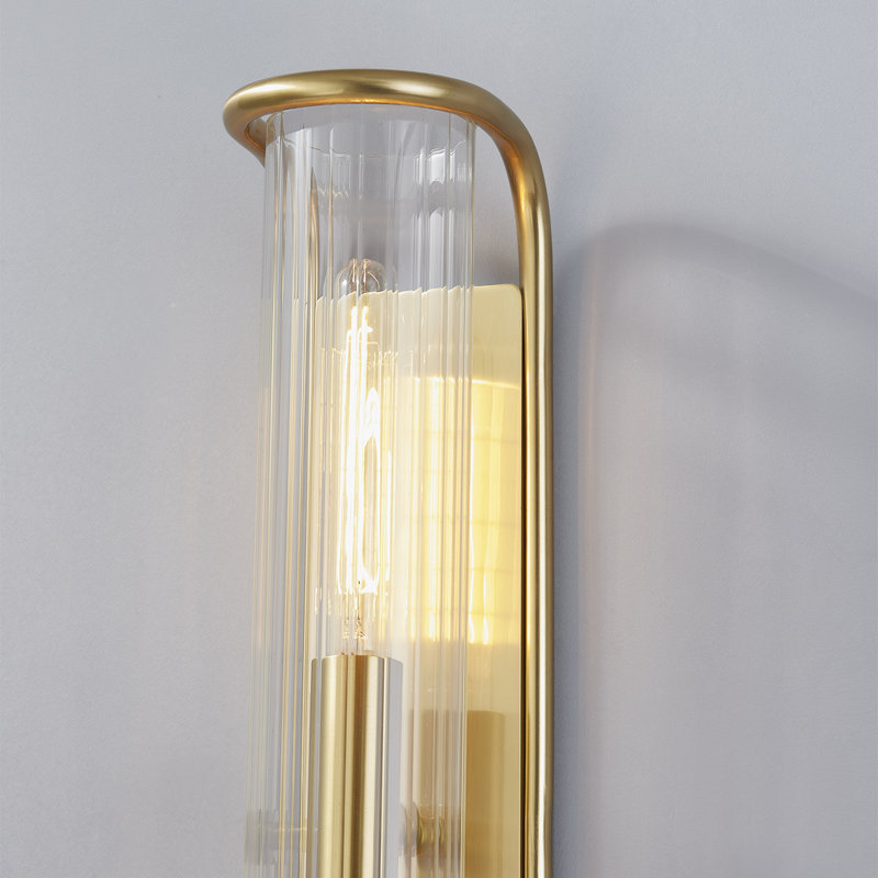 Fillmore 2 LIGHT WALL SCONCE, Aged Brass