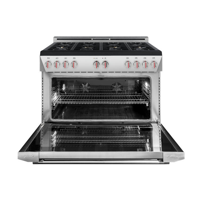 Cuisinière à gaz autoportante 48 "7,8 pieds cubes