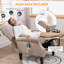 Canapé de massage inclinable avec fonction chauffante, télécommande, beige