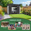 10 pi. L 8 pi. D Remise de rangement en plastique avec plancher
