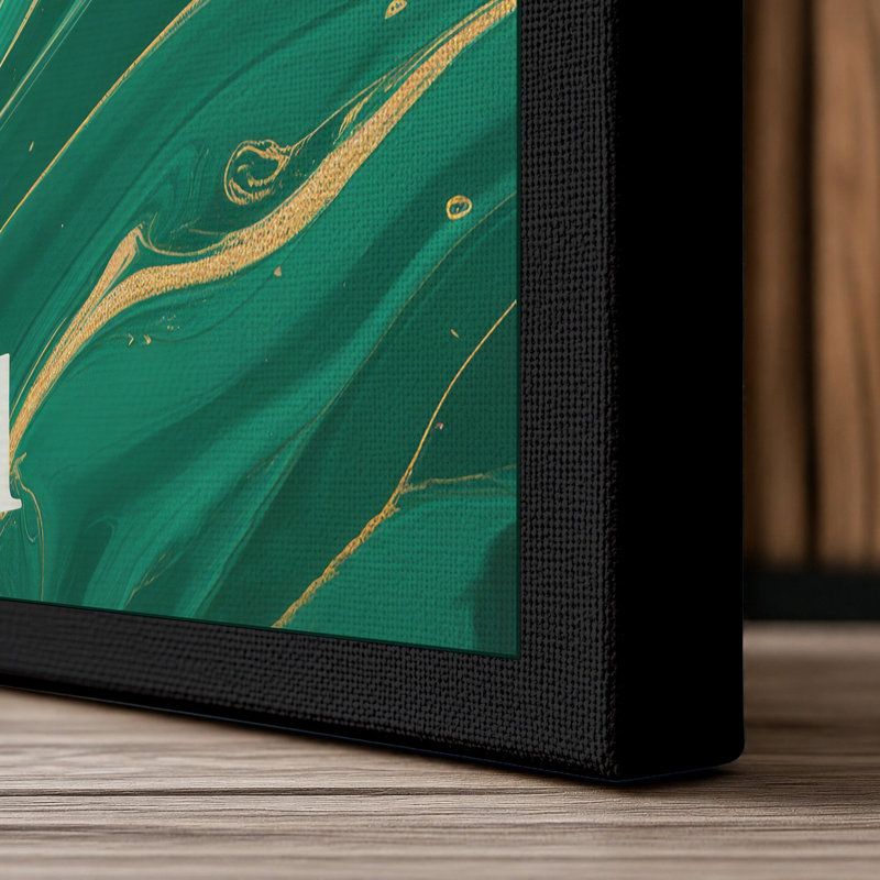 Mood Modern - Wrapped Canvas, 18x12 - 45.7 x 30.5 cm, Black Border